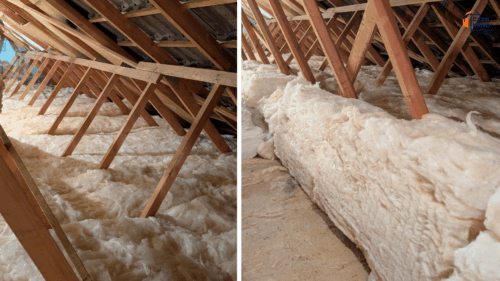 Isolation des combles en laine de roche