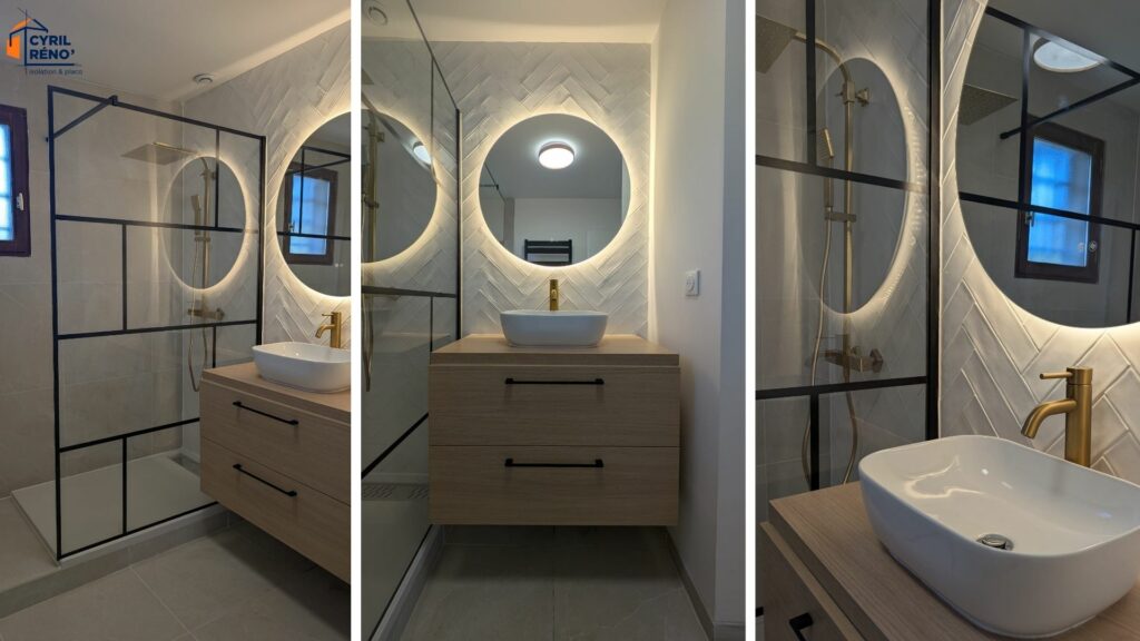 Rénovation d'une salle de bain à Yenne