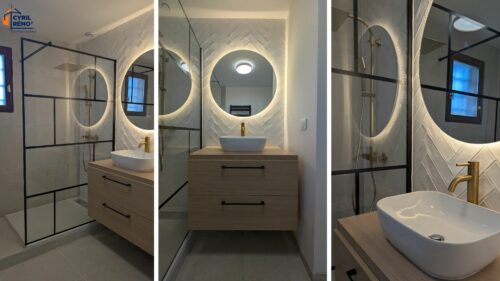 Rénovation d'une salle de bain à Yenne