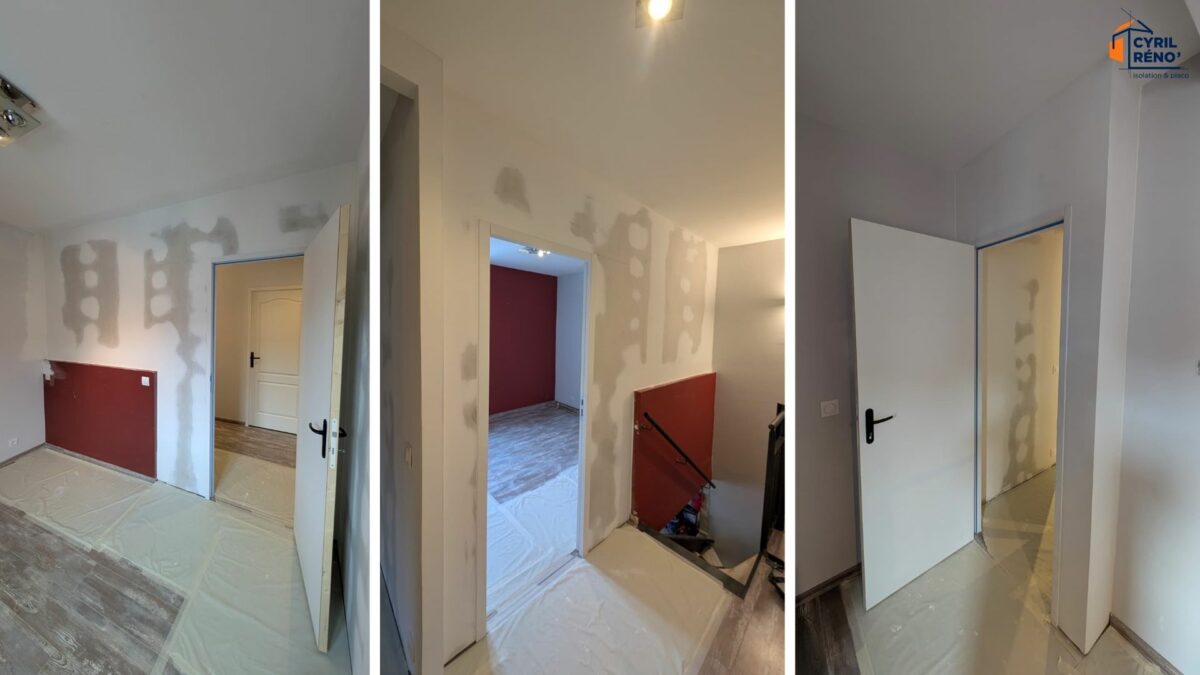 Redistribution de cloisons à Saint-Etienne